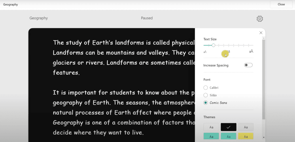 Reading Progress in Microsoft Class Teams with Immersive Reader