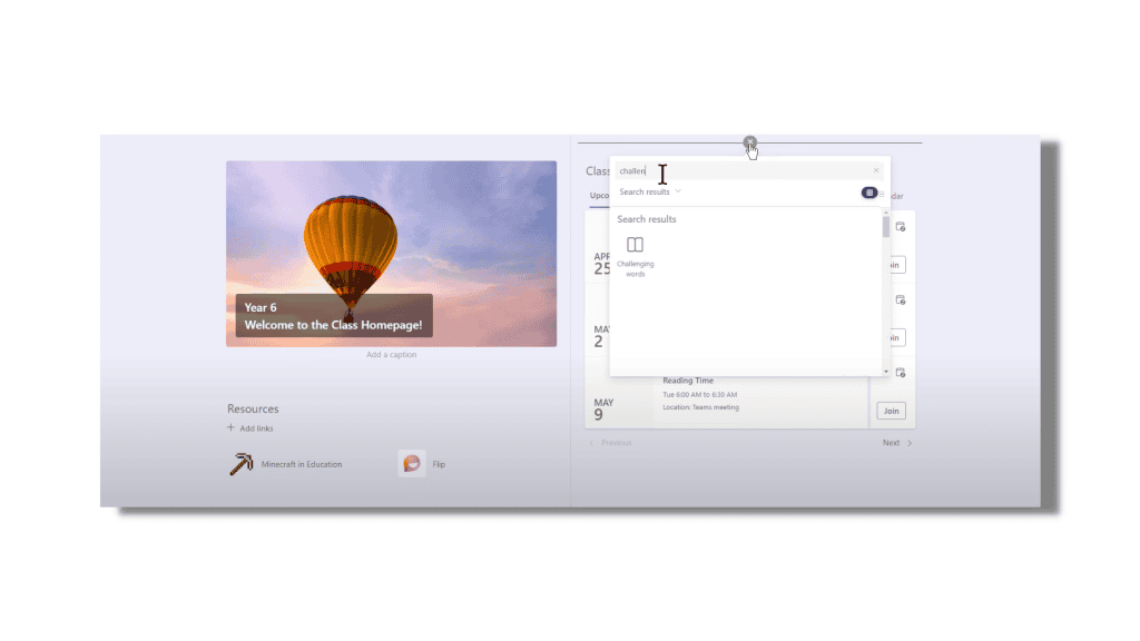 Cloud design box with a hot air balloon image and search interface for SEO relevance.