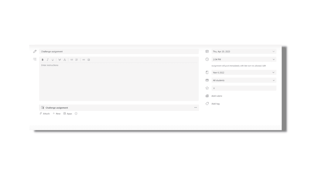 Cloud Design Box interface showcasing challenge assignment features.