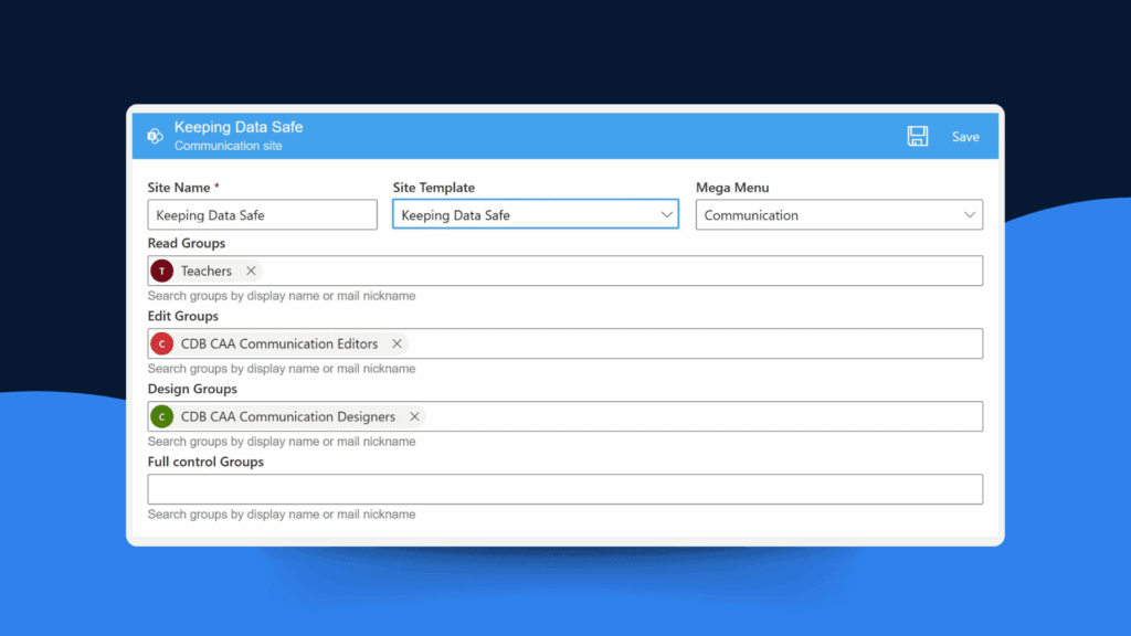 CDB Site Creation Tool